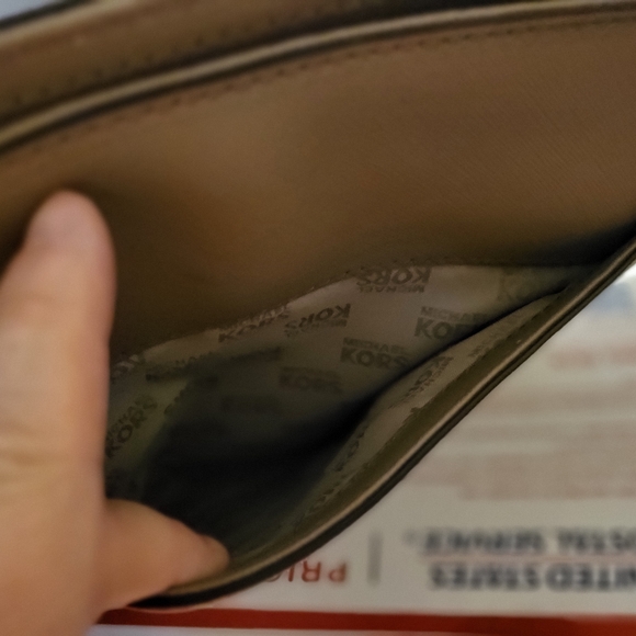 Michael Kors Used Tan Handbag - Picture 7 of 13